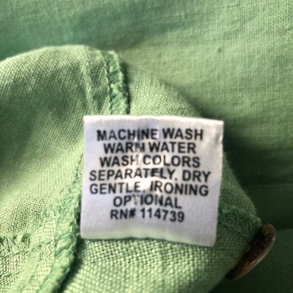 Flax Sage Green Linen Tunic 💚 - Picture 5 of 6